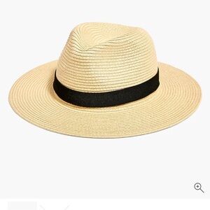 J.Crew Packable straw hat M/L
